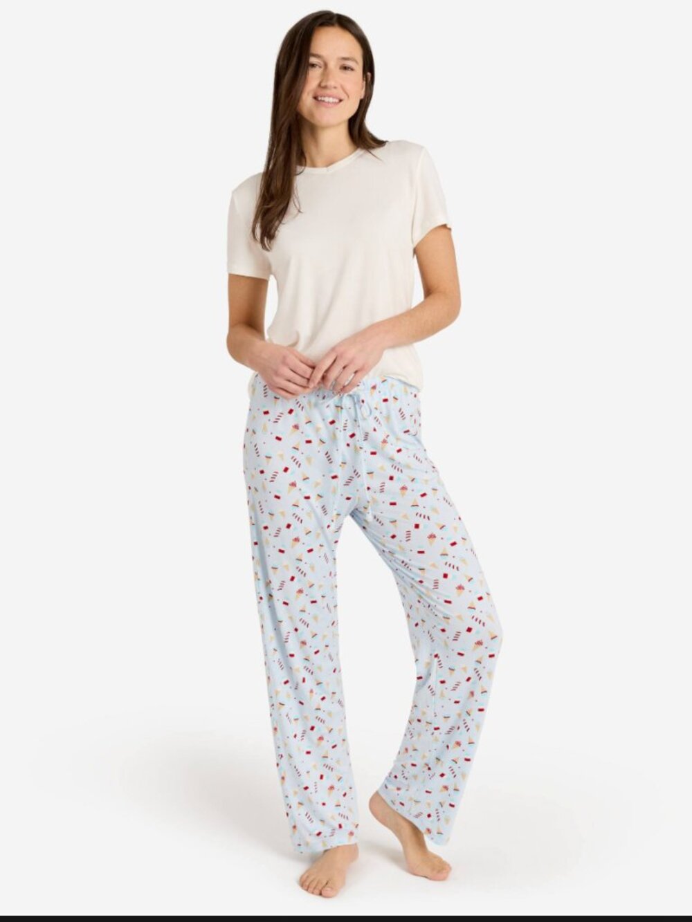NWT 4th of July Ice Cream Pattern PJ Lounge Pants size M
